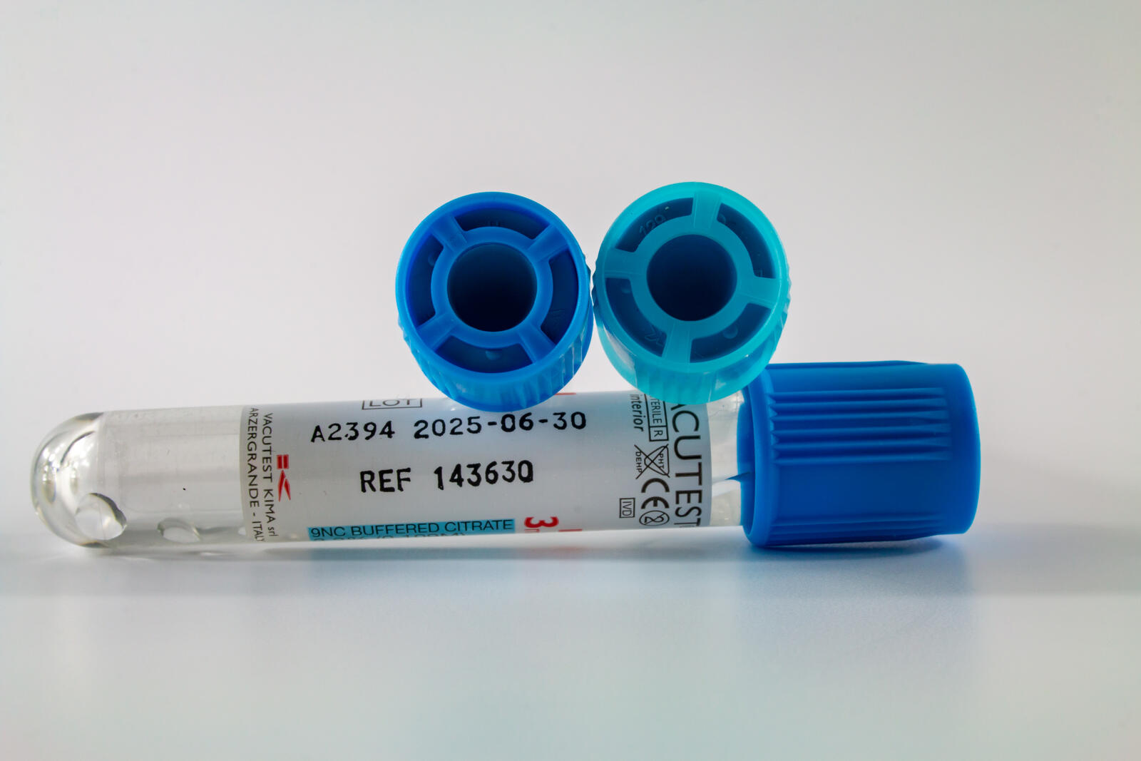 Buffered sodium citrate tubes